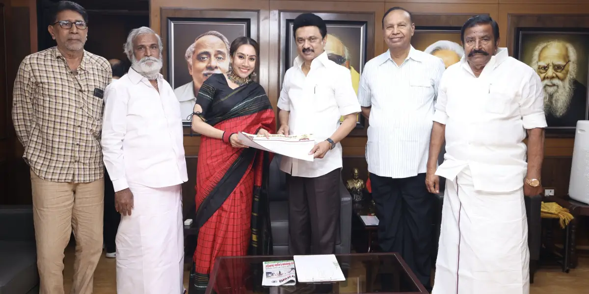 Sathyaraj daughter Divya joins DMK