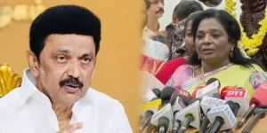 TN CM MK Stalin - BJP leader Tamilisai Soundharajan