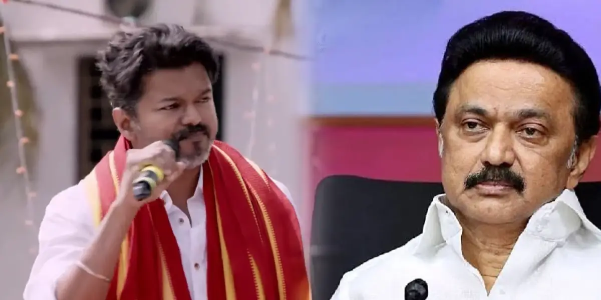 TVK Leader Vijay - TN CM MK Stalin