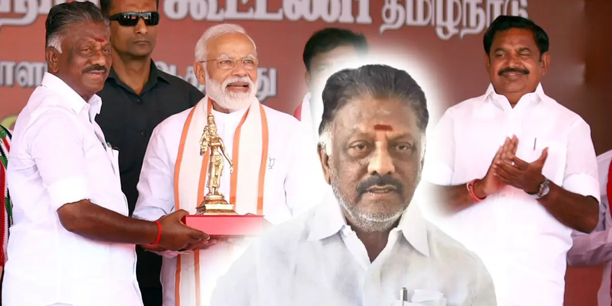 PM Modi - Edappadi Palanisamy - O Panneerselvam