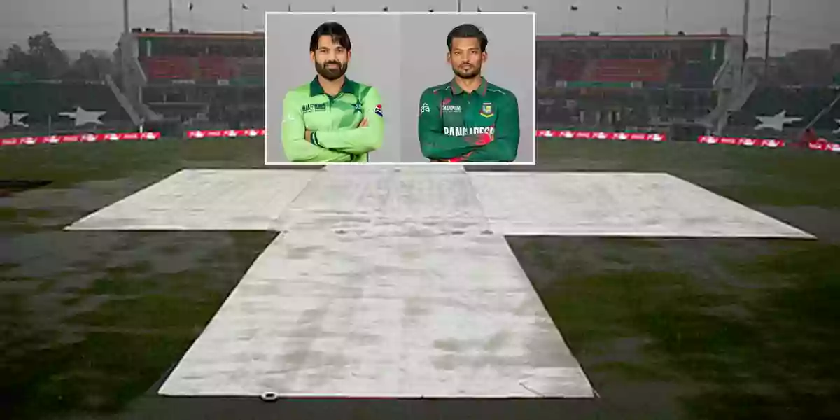 Pakistan vs Bangladesh Match abandoned due to rain