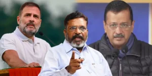 Rahul gandhi - Thirumavalavan - Arvind Kejriwal