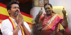 TVK leader Vijay - DMDK Chief secretary Premalatha Vijayakanth