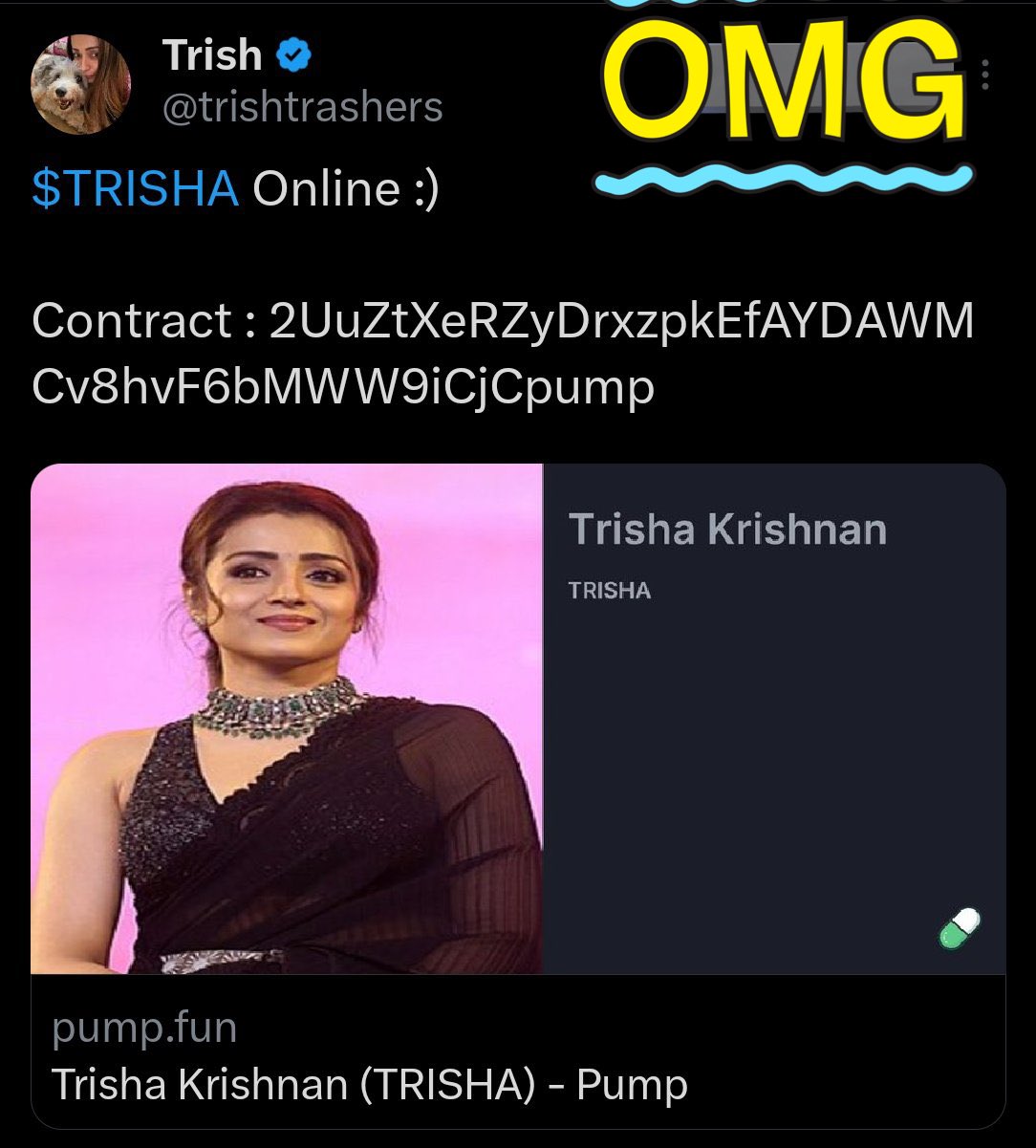 trisha tweet