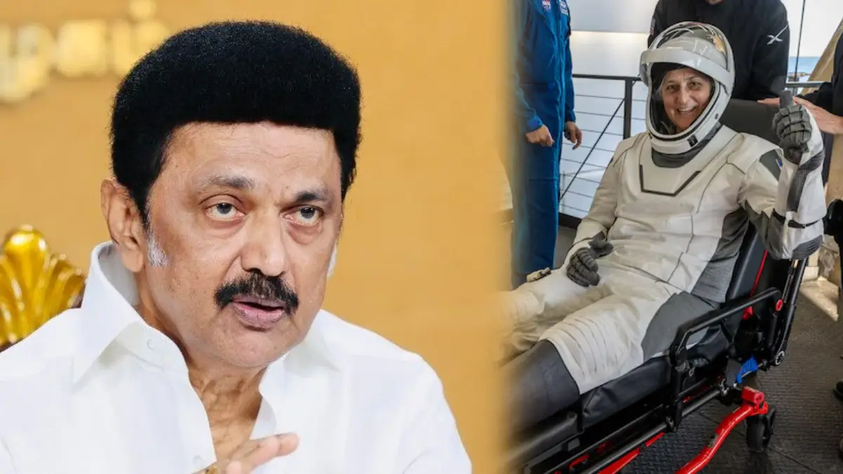 TN CM MK Stalin - Sunita Williams