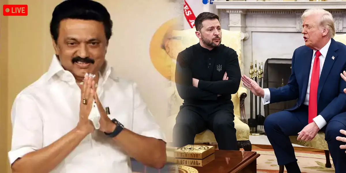 Tamilnadu CM MK Stalin - Trump - Zelensky Meeting