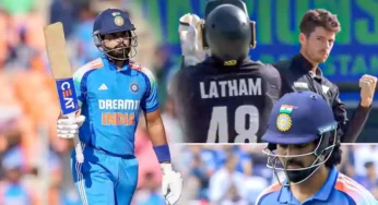 INDvsNZ : பேட்டிங்கில் மிரட்டிய ஷ்ரேயாஸ் ஐயர்..பந்துவீச்சில் சுருட்டிய நியூசிலாந்து! டார்கெட் இது தான்..