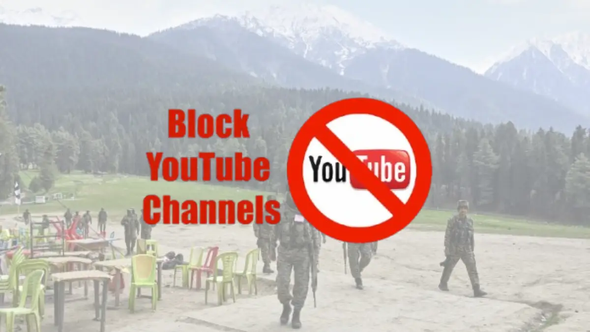 16 Youtube channels block