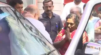 தமிழிசையின் இல்லத்திற்கு சென்று ஆறுதல் கூறிய அமித் ஷா.!